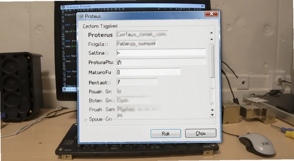 Proteus��Ƭ���������öԻ���Ԥ��ͼ