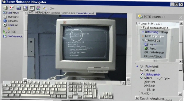 ��������Netscape Navigator��ʱͨѶģ����ʾͼ