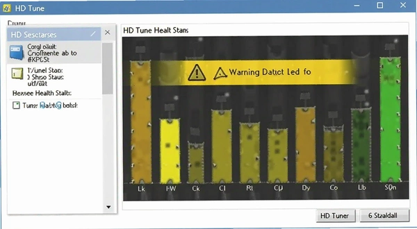 HD Tune����״̬��ɫ����