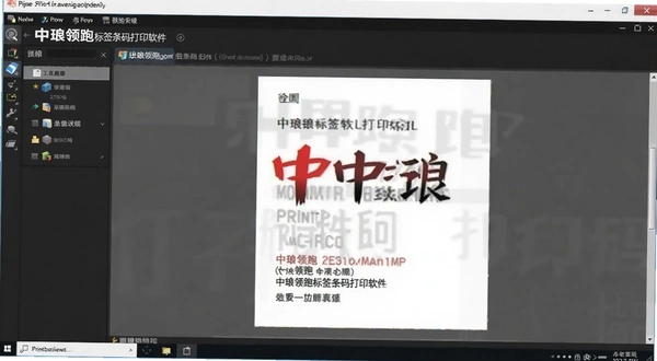�������ܱ�ǩ�����ӡ���� ��ӡԤ��Ч��ͼ