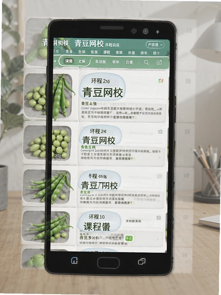 青豆网校课程列表界面预览图