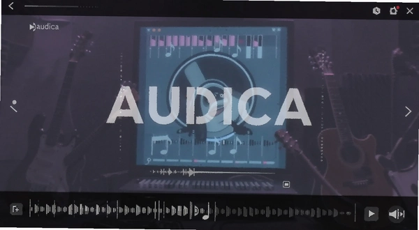Audica���ڲ������ֵĽ���Ч��ͼ