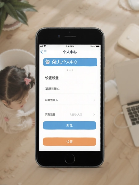 朵儿个人中心与设置页面预览图