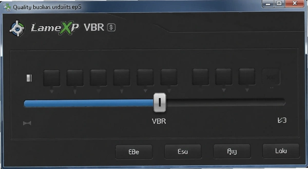 LameXP VBR �������� ���ý���