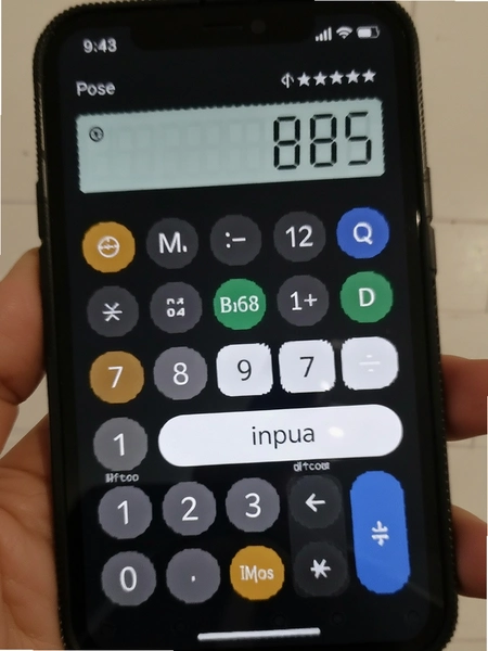 计算器主界面与密码输入场景预览图