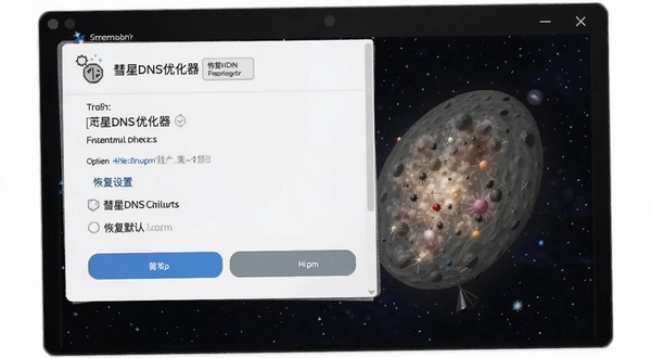 彗星DNS优化器 恢复默认设置选项