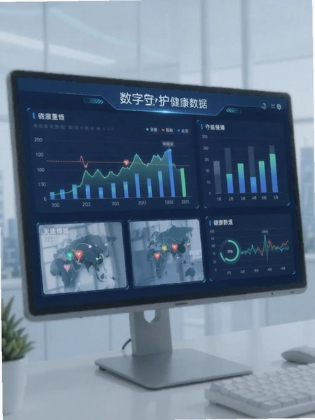 数字守护健康数据图表展示截图