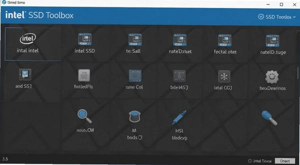 Intel SSD Toolbox 主界面 功能截图