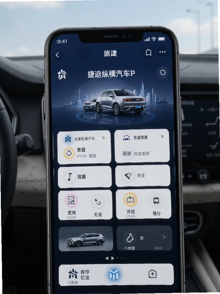 捷途纵横汽车APP车控界面功能展示预览图
