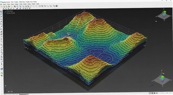 3D��ֵ�߻�ͼ�������ɵ���ά���������ȾЧ��ͼ
