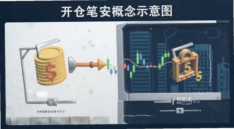 开仓笔安概念示意图