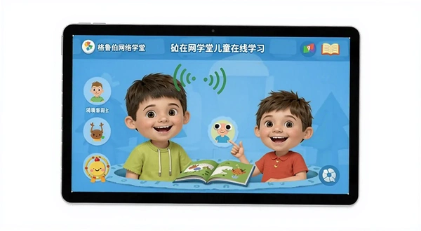格鲁伯网络学堂儿童在线学习界面预览图