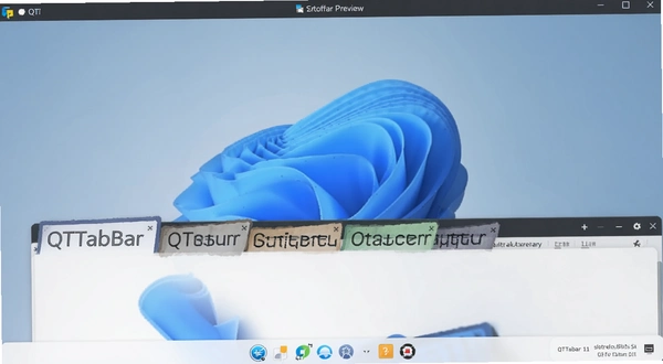 QTTabBar��Win11ϵͳ�ϵı�ǩ��Ч��Ԥ��ͼ