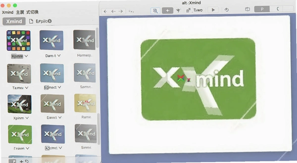 Xmind������ʽ�л�����չʾ��alt=XmindԤ��ͼ