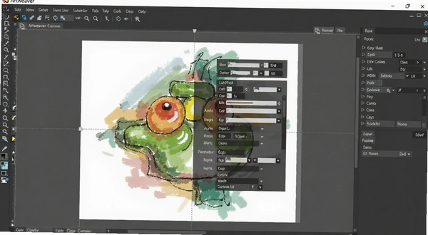 Artweaver�����½��������棬չʾ�����������