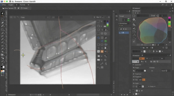 Artweaver���ߵ������ʾ��ͼ