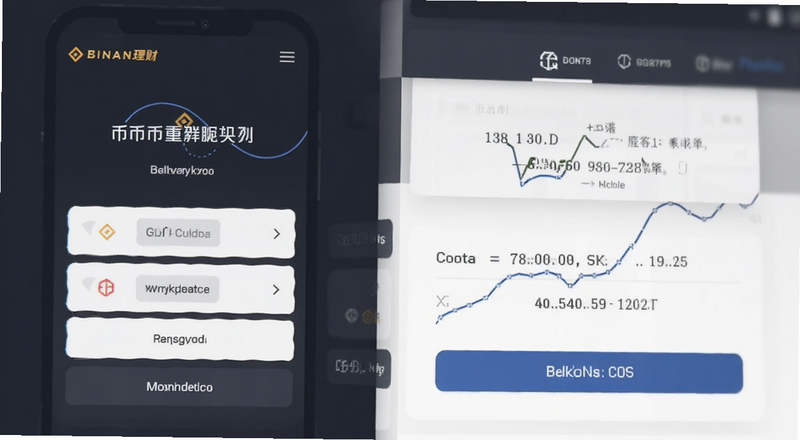 币安理财首页操作界面预览图