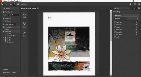 Adobe Acrobat Reader DC��ӡ���ý���
