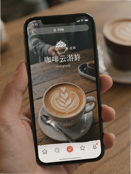 咖啡云游手机运行界面预览图