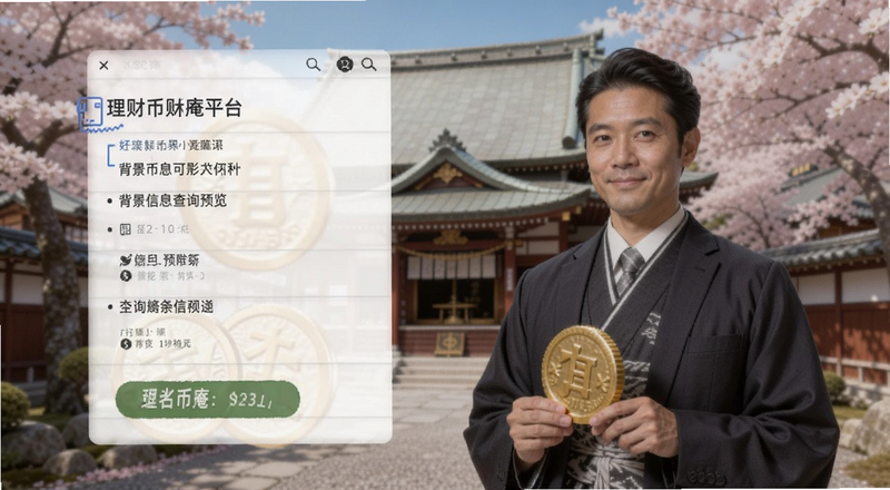 理财币庵平台背景信息查询结果预览图