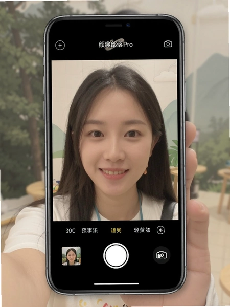 颜趣部落Pro拍照界面预览图