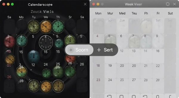 Calendarscope ����ͼ ����ͼ �л�
