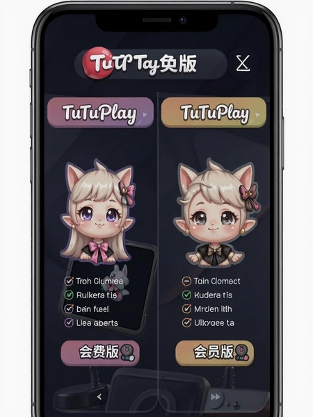 TuTuPlay免费版和会员版功能对比