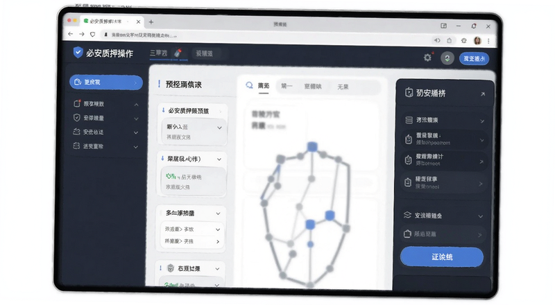 必安质押操作界面预览图