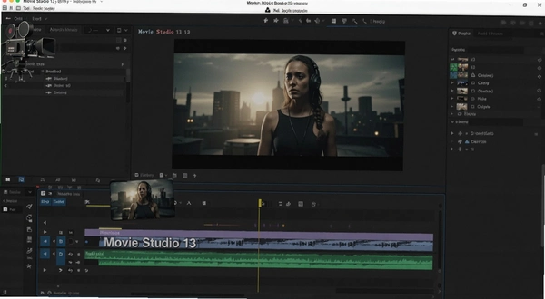 Movie Studio 13 ��Ƶ�༭����