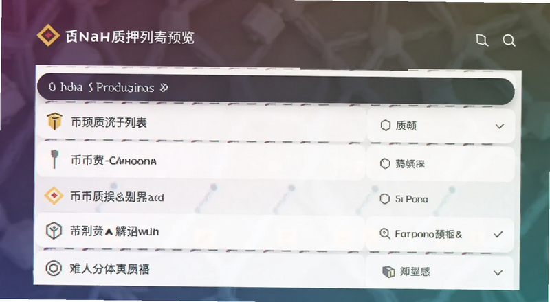 币安质押产品列表预览图