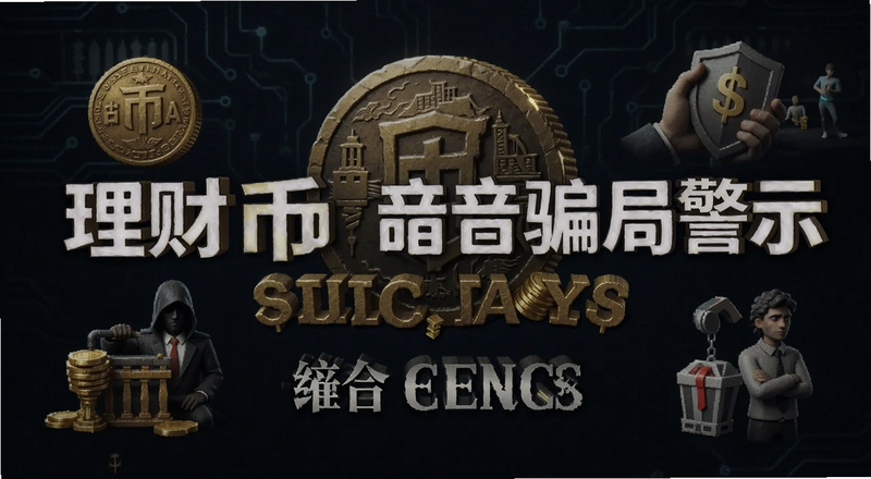 理财币暗骗局警示图