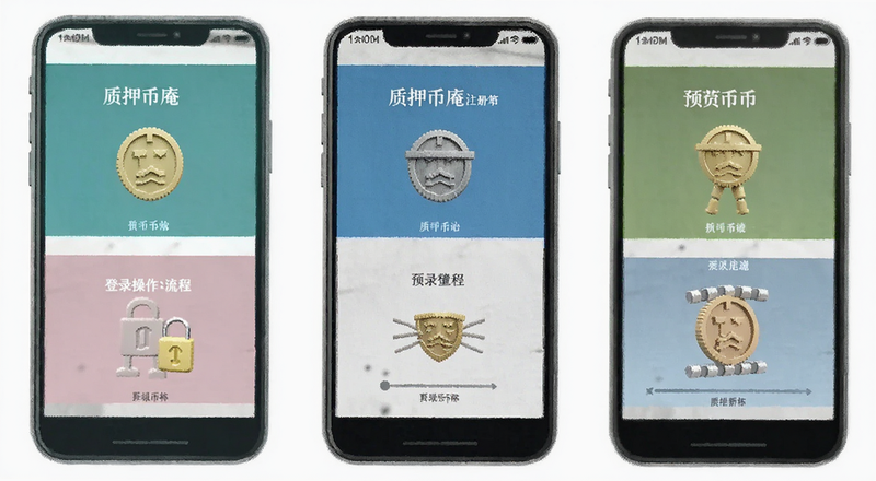 质押币庵注册登录操作流程预览图