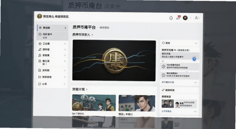质押币庵平台界面预览图