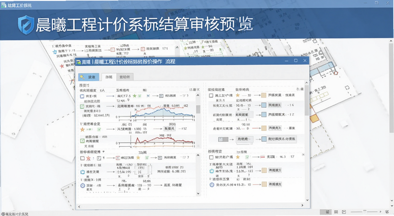 晨曦清单计价投标报价操作流程|晨曦工程计价系统结算审核预览图