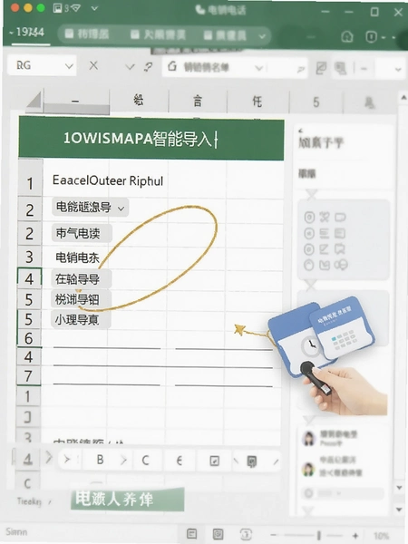 �����绰Excel�������ܵ��빦�ܽ�ͼ