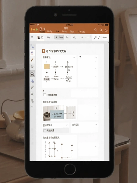 写作专家PPT大纲生成页面预览图