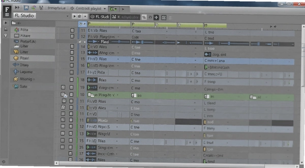 FL Studio�����б��༭����