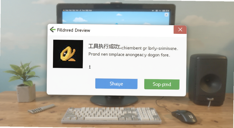 ����ִ�гɹ������ʾ�Ի���Ԥ��ͼ
