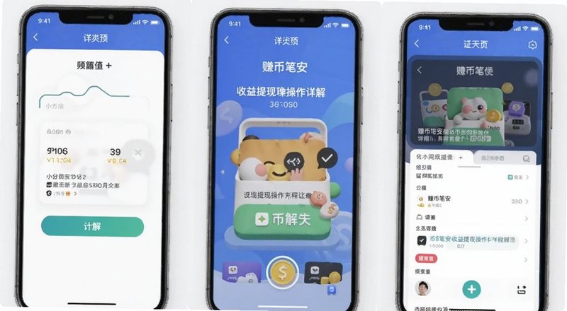 赚币笔安收益提现操作流程详解预览图