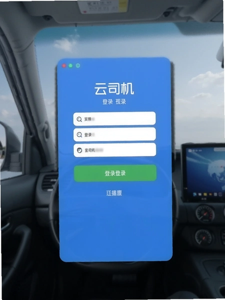云司机注册登录界面预览图