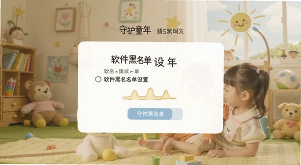 守护童年 软件黑名单设置截图