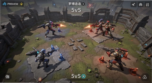 �޲����� 5v5 �Ŷ� �Կ� ս�� ��ͼ Ԥ��ͼ