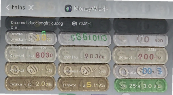 MoneyWiz ����� ���� ��ͼ