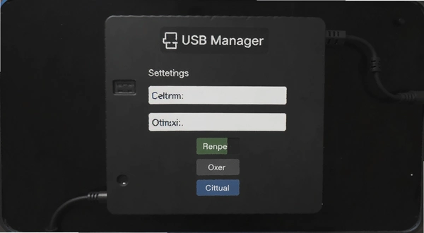 USB Manager�������ý���ʾ��ͼ