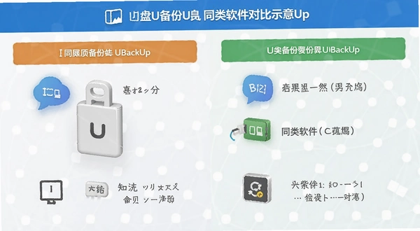 U�̱��ݹ��� UBackUp ͬ�������Ա�ʾ��ͼ