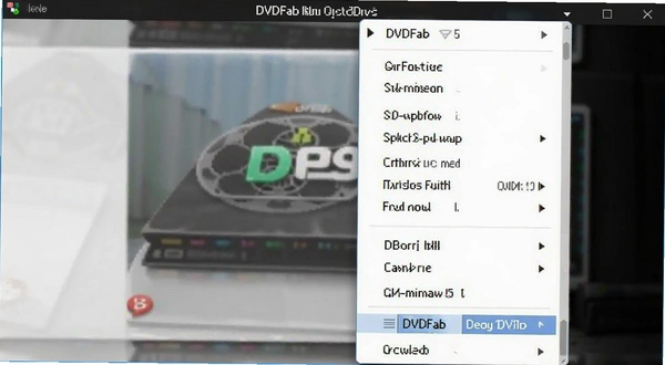 DVDFab������������Ҽ��˵������ͼ