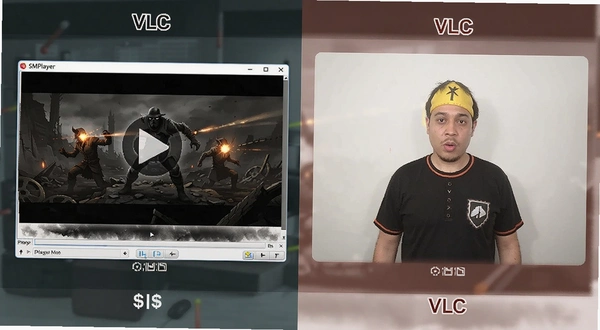SMPlayer播放器与VLC对比界面