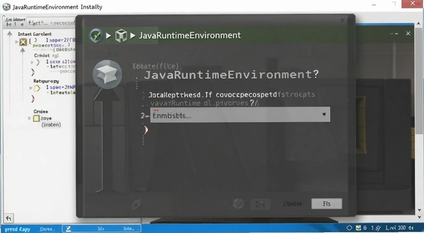 JavaRuntimeEnvironment安装界面截图