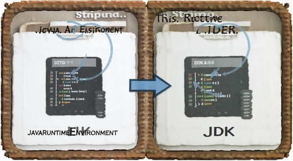 JavaRuntimeEnvironment与JDK区别示意图