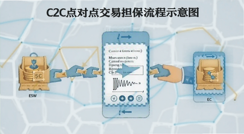 C2C��Ե㽻�׵�������ʾ��ͼ